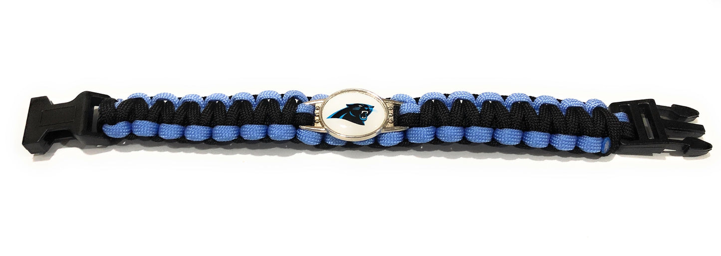 Carolina NFL Paracord Bracelet