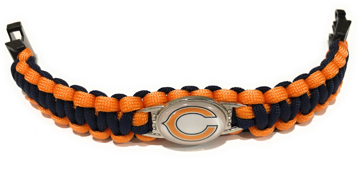 Chicago NFL Paracord Bracelet