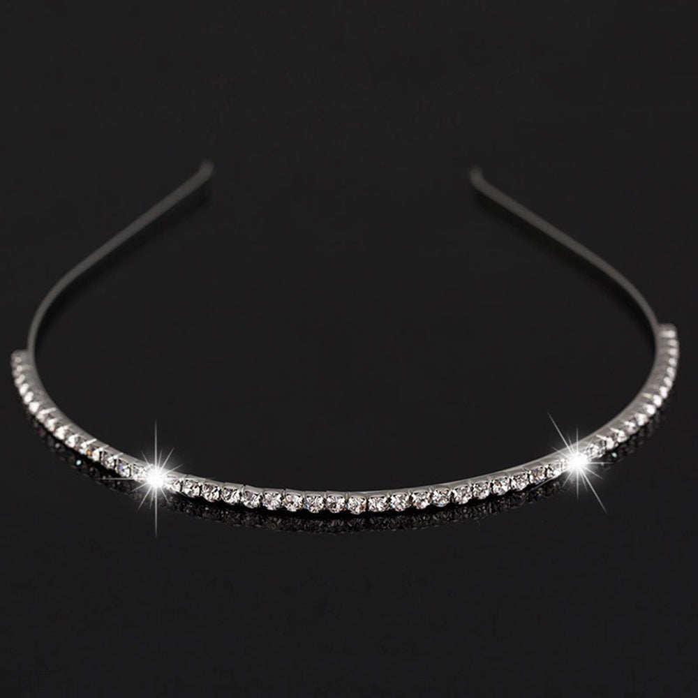 Channel Prong Set Crystal Tiara