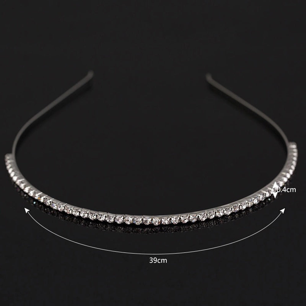 Channel Prong Set Crystal Tiara