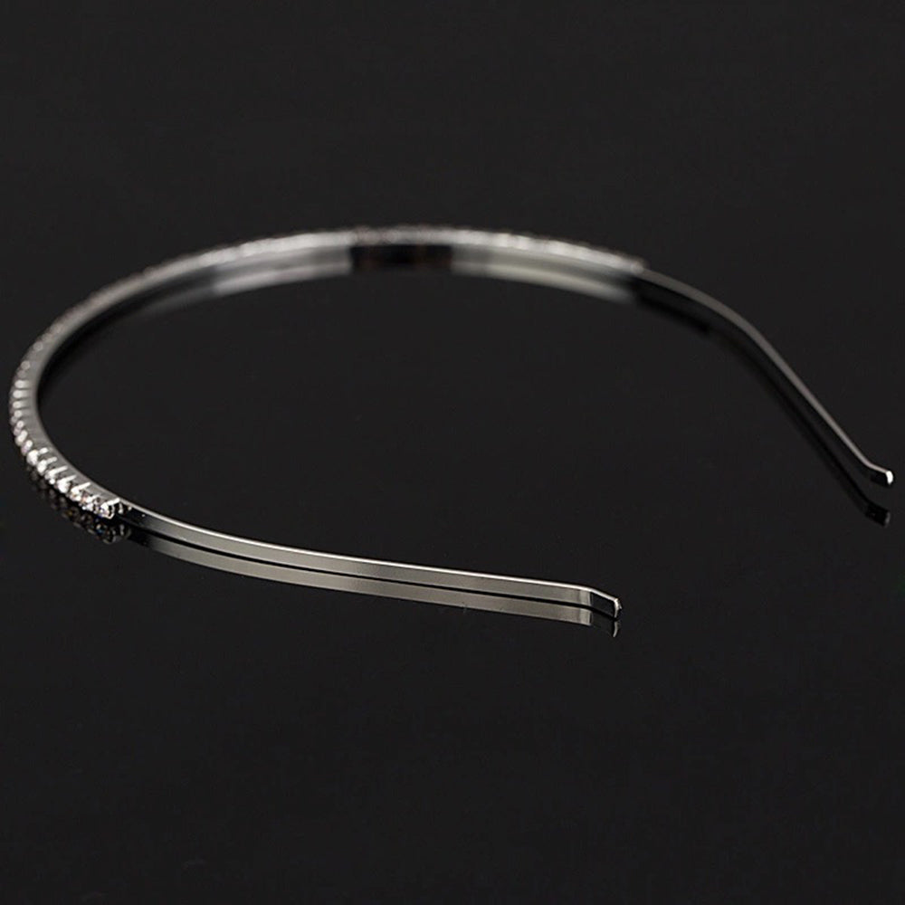 Channel Prong Set Crystal Tiara