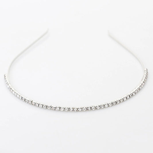 Channel Prong Set Crystal Tiara