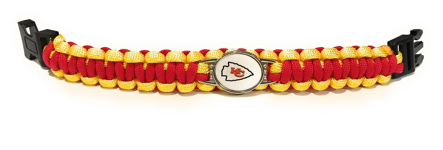 Kansas City NFL Paracord Bracelet