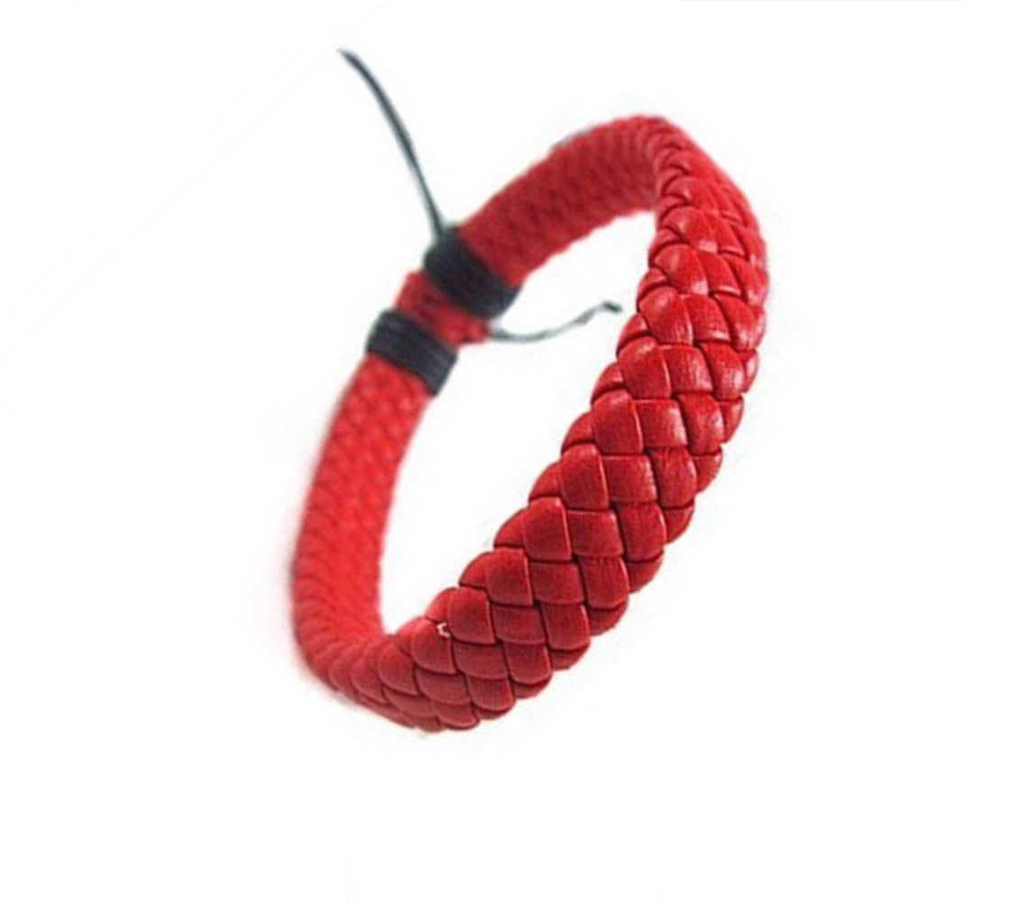 Faux Leather Adjustable Bracelet