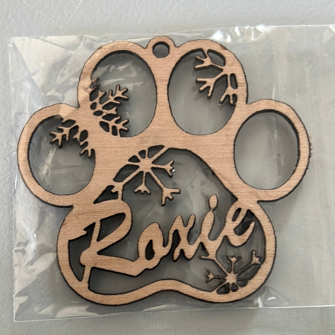 Create Your Own - Pet Paw Ornament