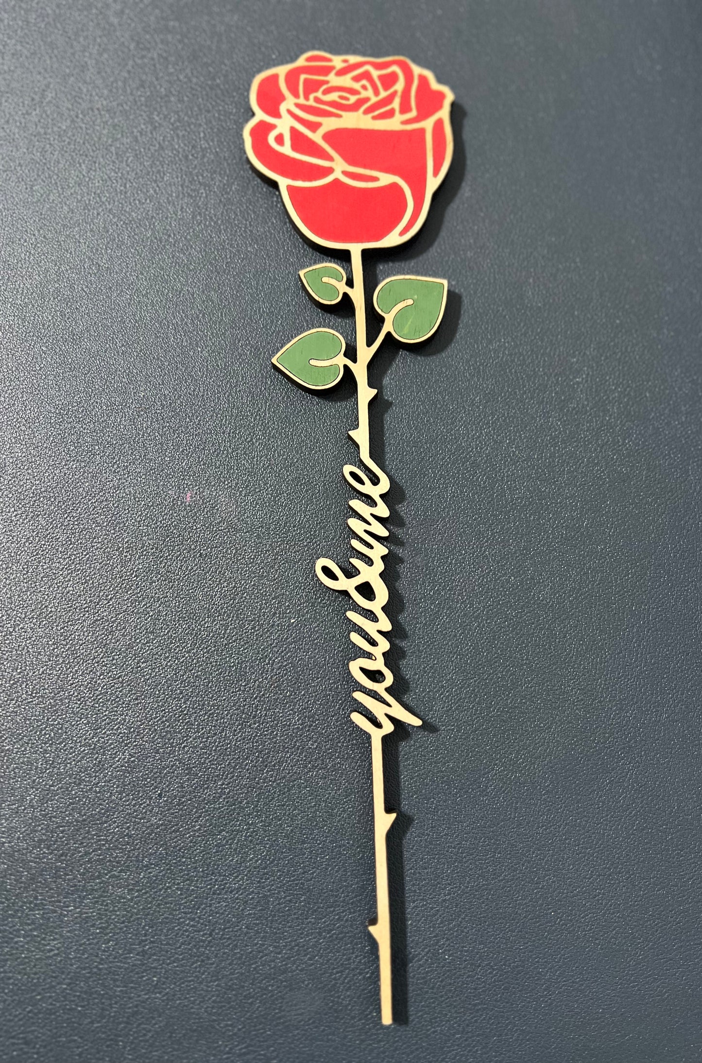 Laser Cut Wooden Roses