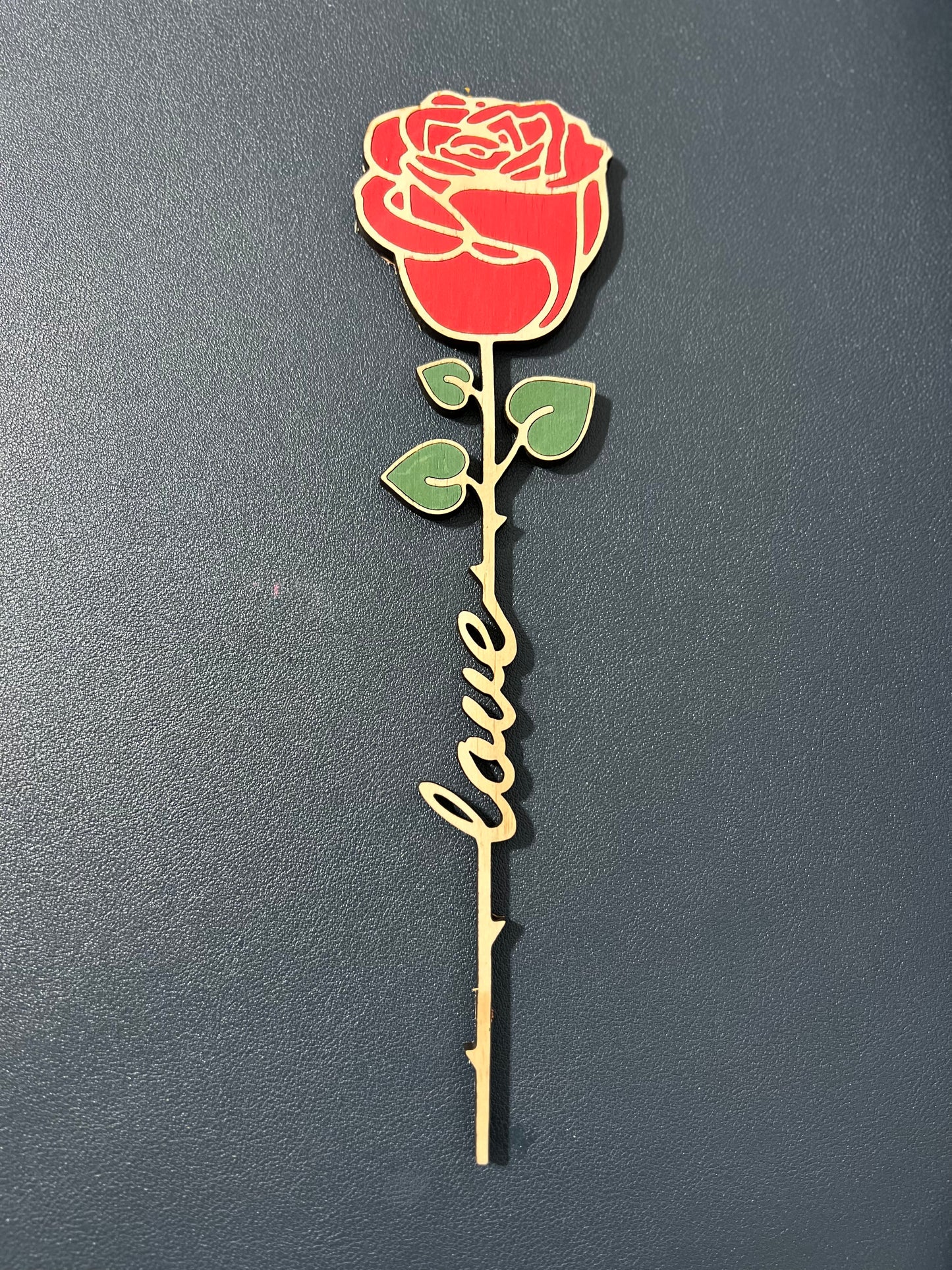 Laser Cut Wooden Roses