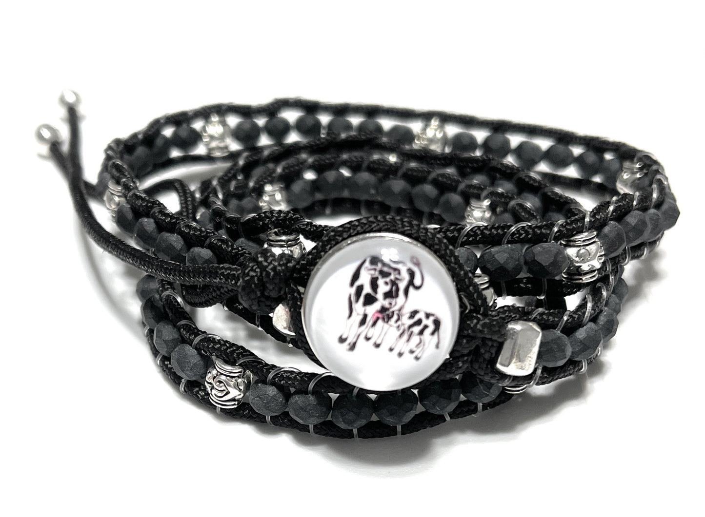 Western Snap Button Wrap Bracelet