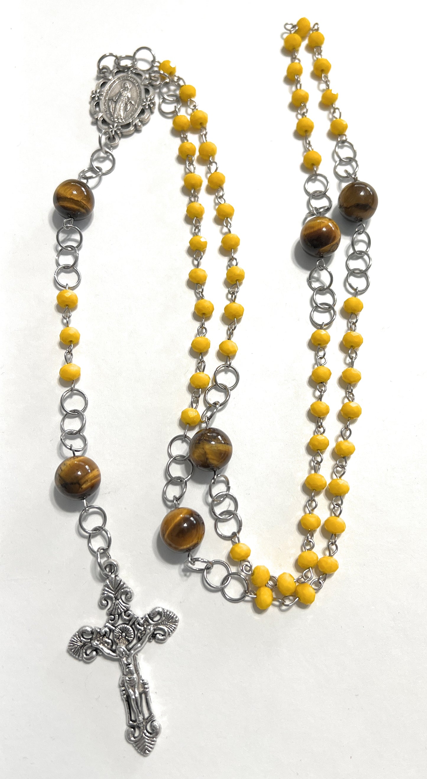 Custom Hand Beaded Religious Rosary