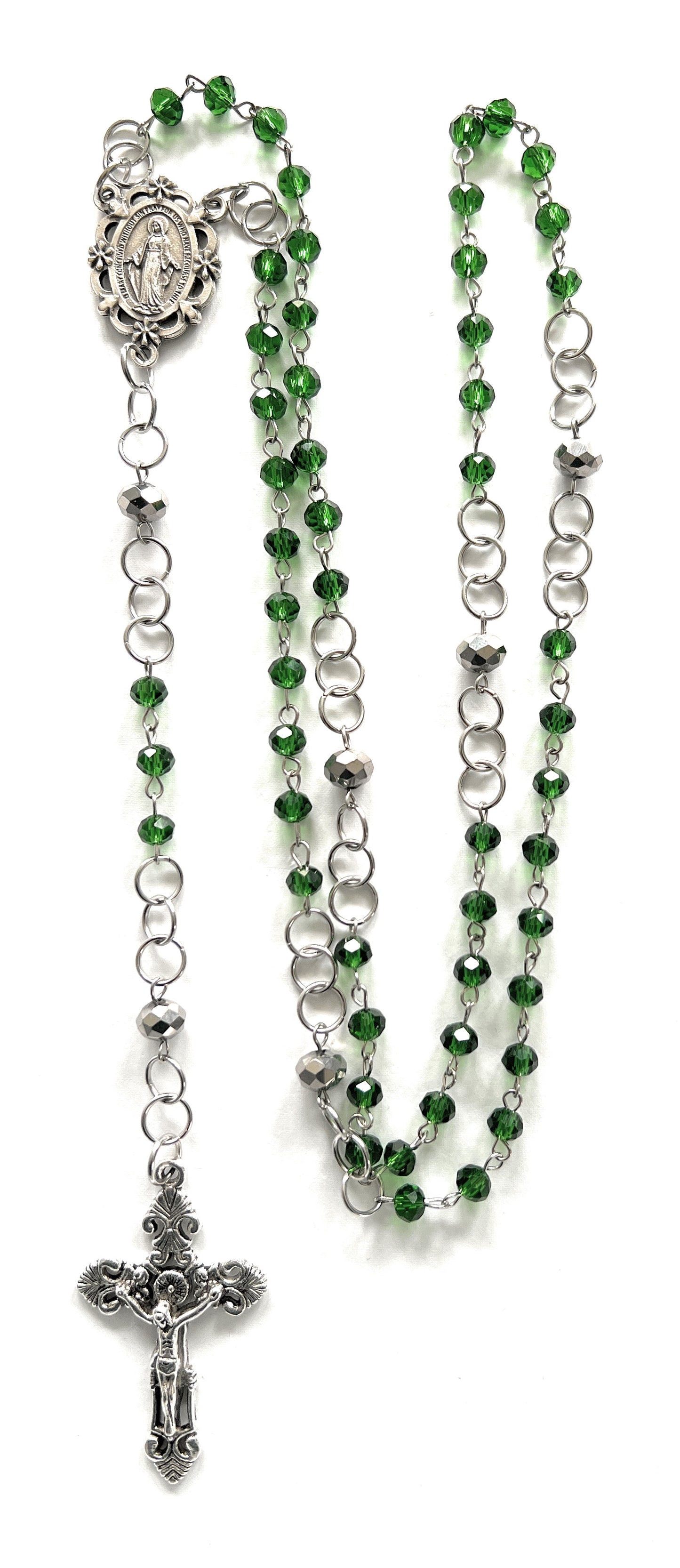 Custom Hand Beaded Religious Rosary