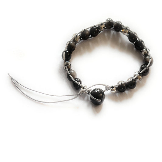 Single Wrap Agate Bracelet