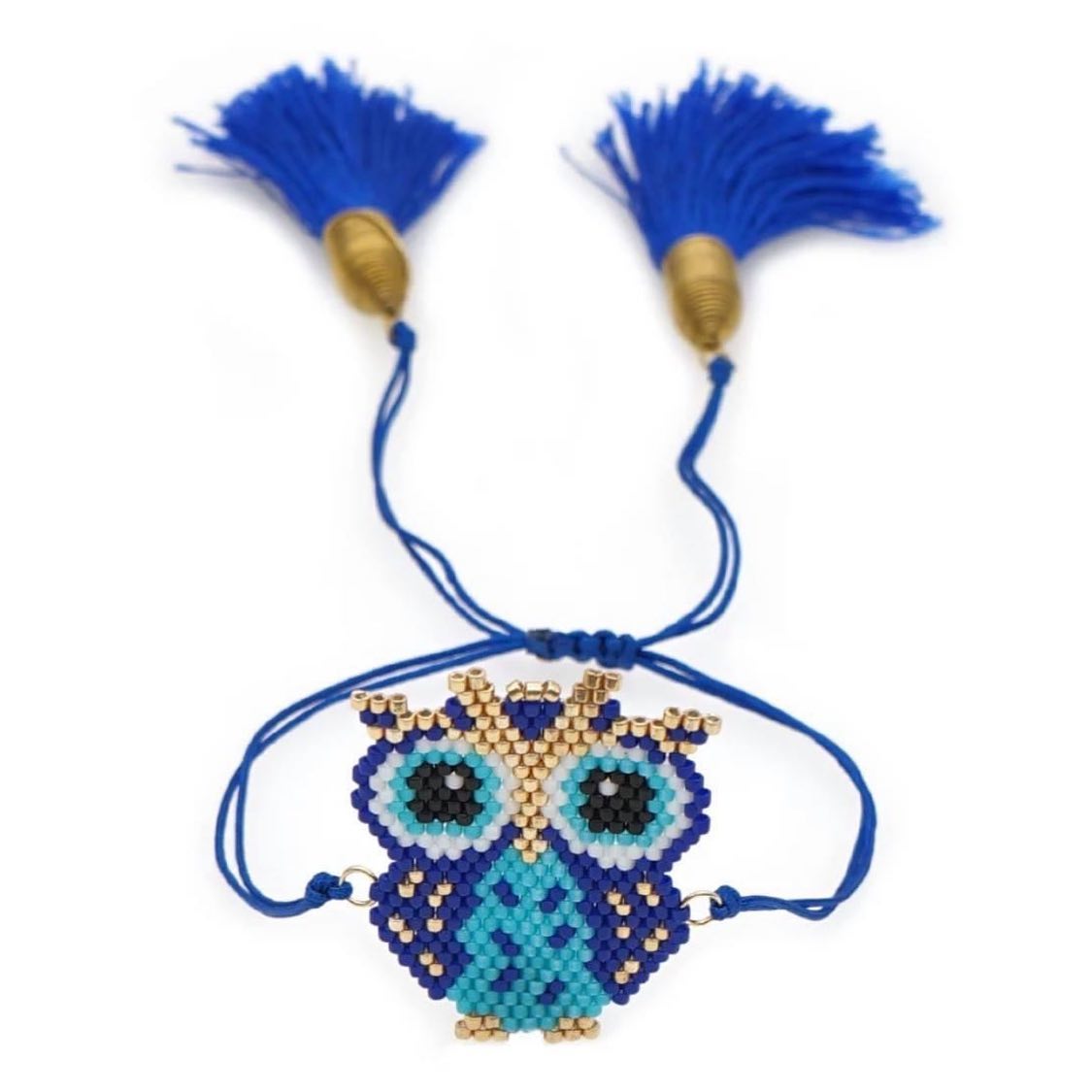 Custom Hand Beaded Owl