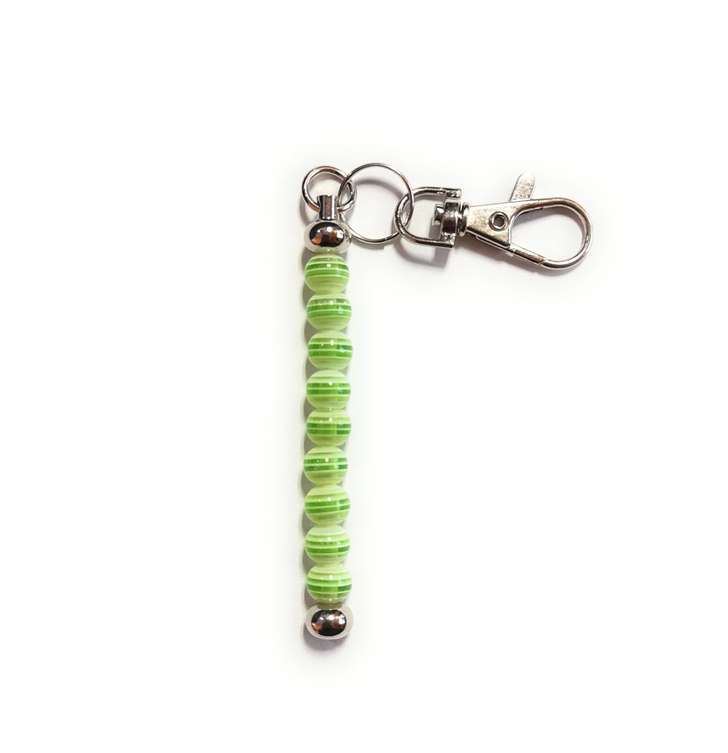 TAEKWONDO Stripe Beaded Belt Color Keychain