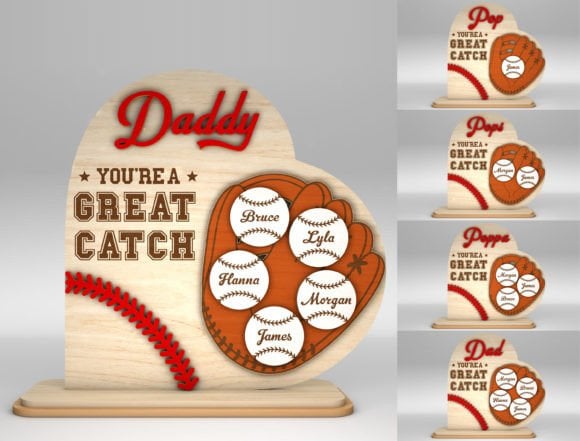 Daddy You're A Great Catch Father's Day Gift