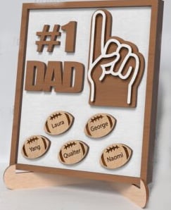 #1 Dad Father's Day Gift