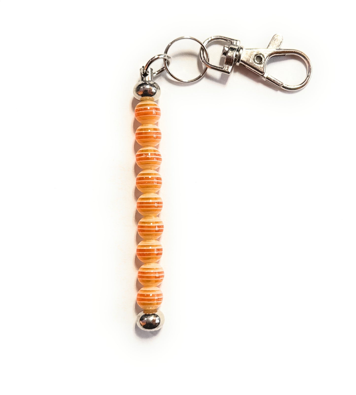 TAEKWONDO Stripe Beaded Belt Color Keychain