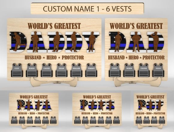 World's Greatest Husband * Hero * Protector Father's Day Gift