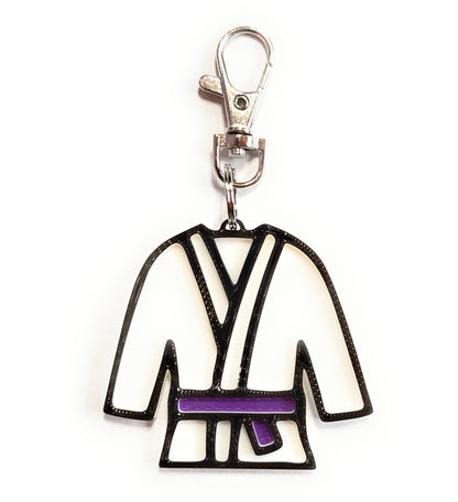 TAEKWONDO 3D Printed Uniform and Belt Keychain
