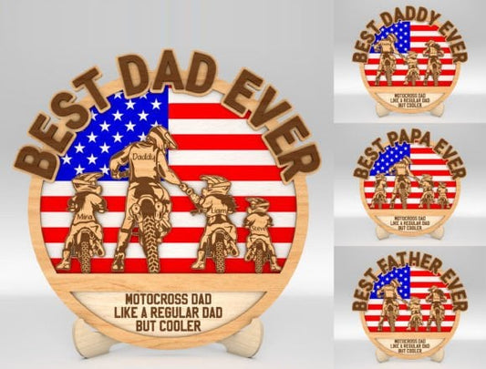 Best Motorcross Dad Ever Father's Day Gift