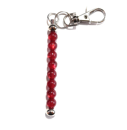 TAEKWONDO Beaded Belt Color Keychain