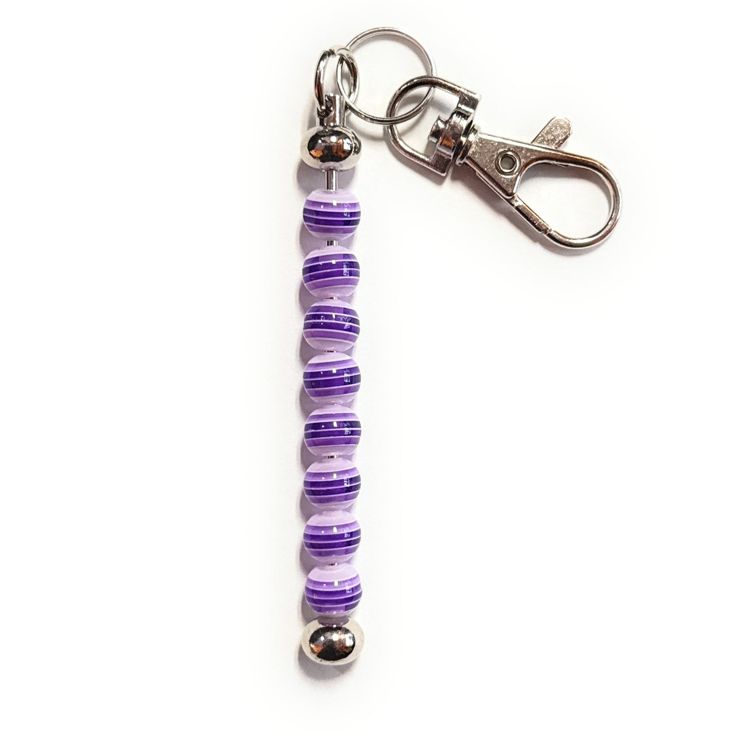 TAEKWONDO Stripe Beaded Belt Color Keychain