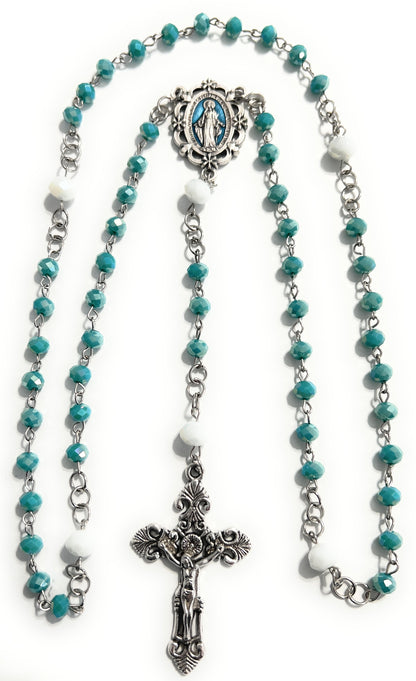 Custom Hand Beaded Religious Rosary
