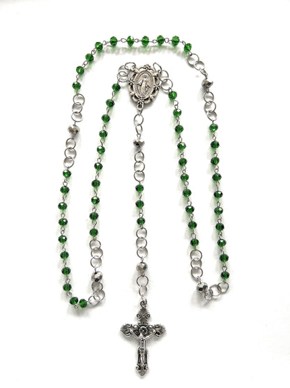 Custom Hand Beaded Religious Rosary