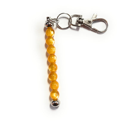 TAEKWONDO Beaded Belt Color Keychain