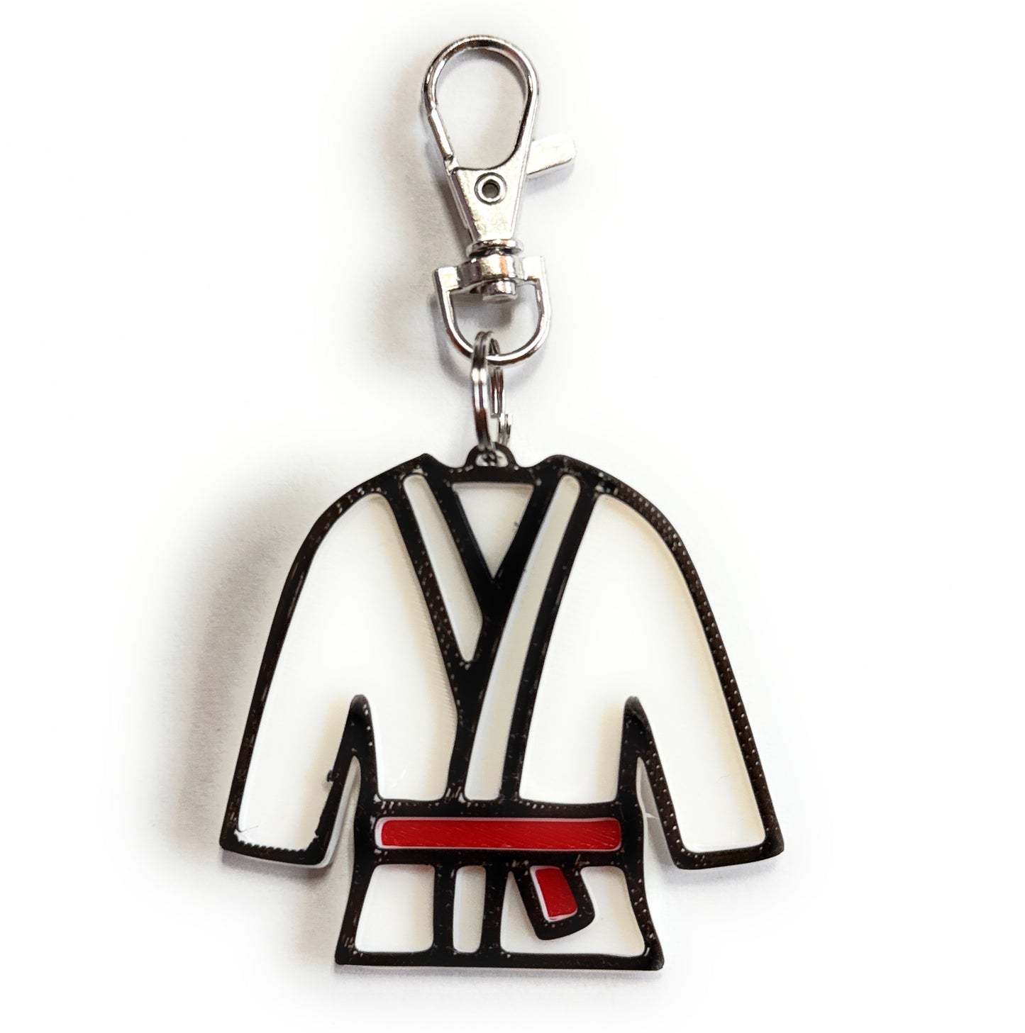 TAEKWONDO 3D Printed Uniform and Belt Keychain