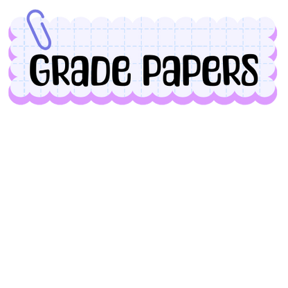 Planner Stickers - Lesson Plan + Grade Papers - Teacher