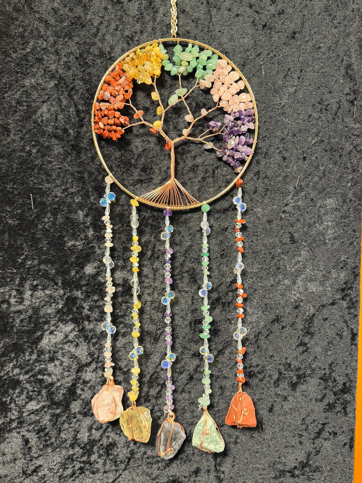Natural Stone Tree of Life Sun Catcher