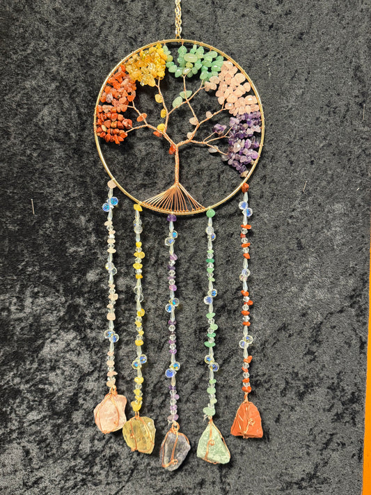 Natural Stone Tree of Life Sun Catcher