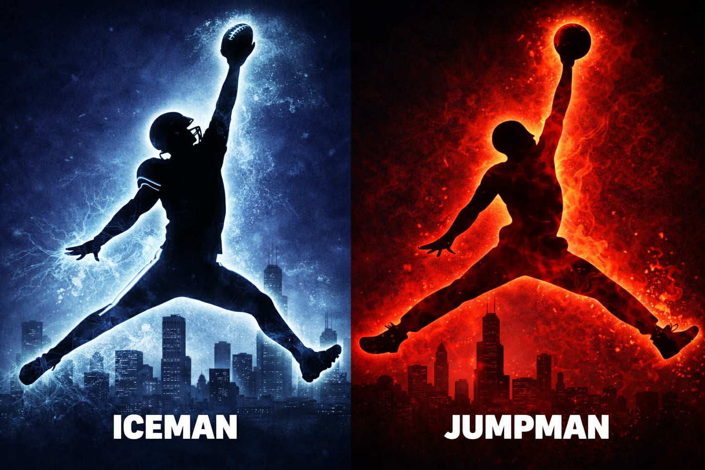 UVDTF Sticker -  Ice Man & Jump Man