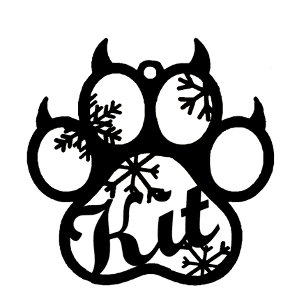 Create Your Own - Pet Paw Ornament