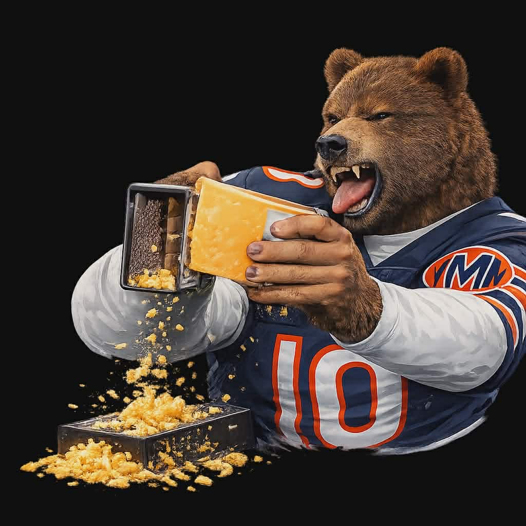 UVDTF Sticker -  Bear Cheese Grater