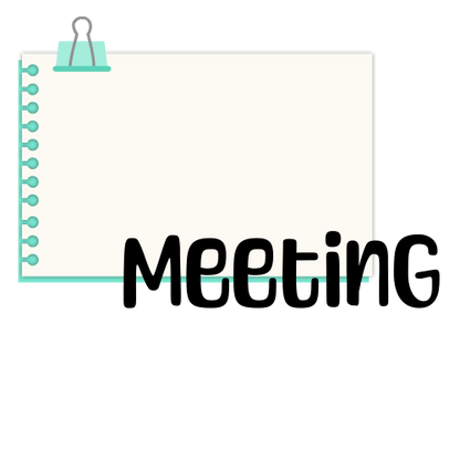 Planner Stickers - Meeting Notes