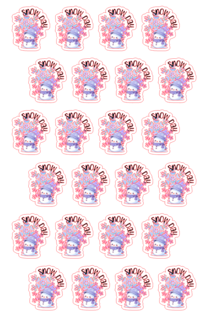 Planner Stickers - Snow Day