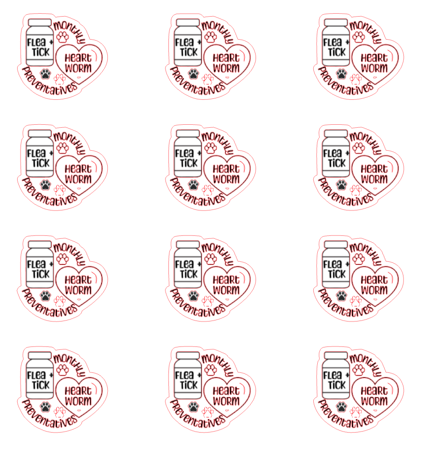 Planner Stickers - Pet Preventatives