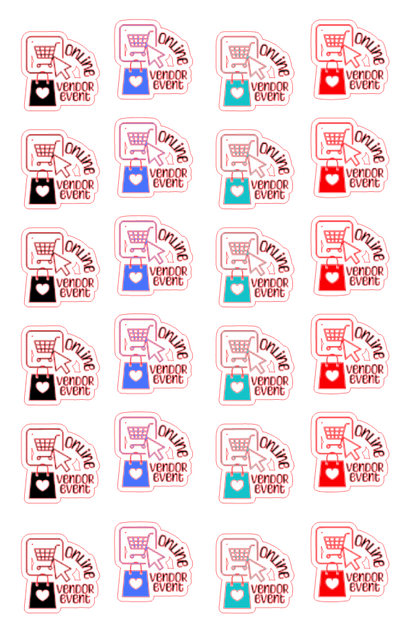 Planner Stickers - Online Vendor Event