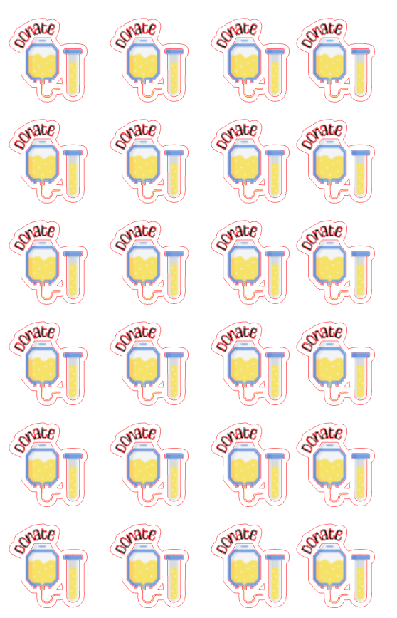 Planner Stickers - Platelet Plasma Donation
