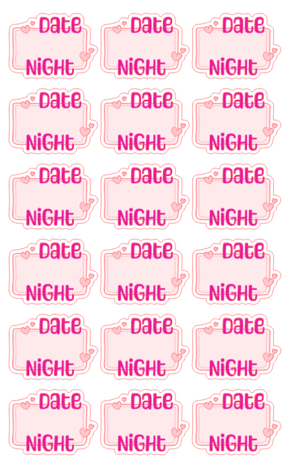 Planner Stickers - Date Night