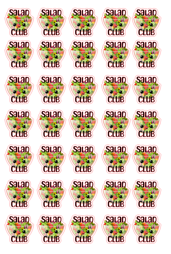 Planner Stickers - Salad Club