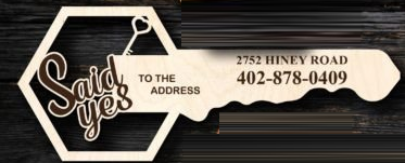 Laser Cut Multi-Layered Sold Sign Decor - Big Key