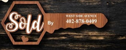 Laser Cut Multi-Layered Sold Sign Decor - Big Key