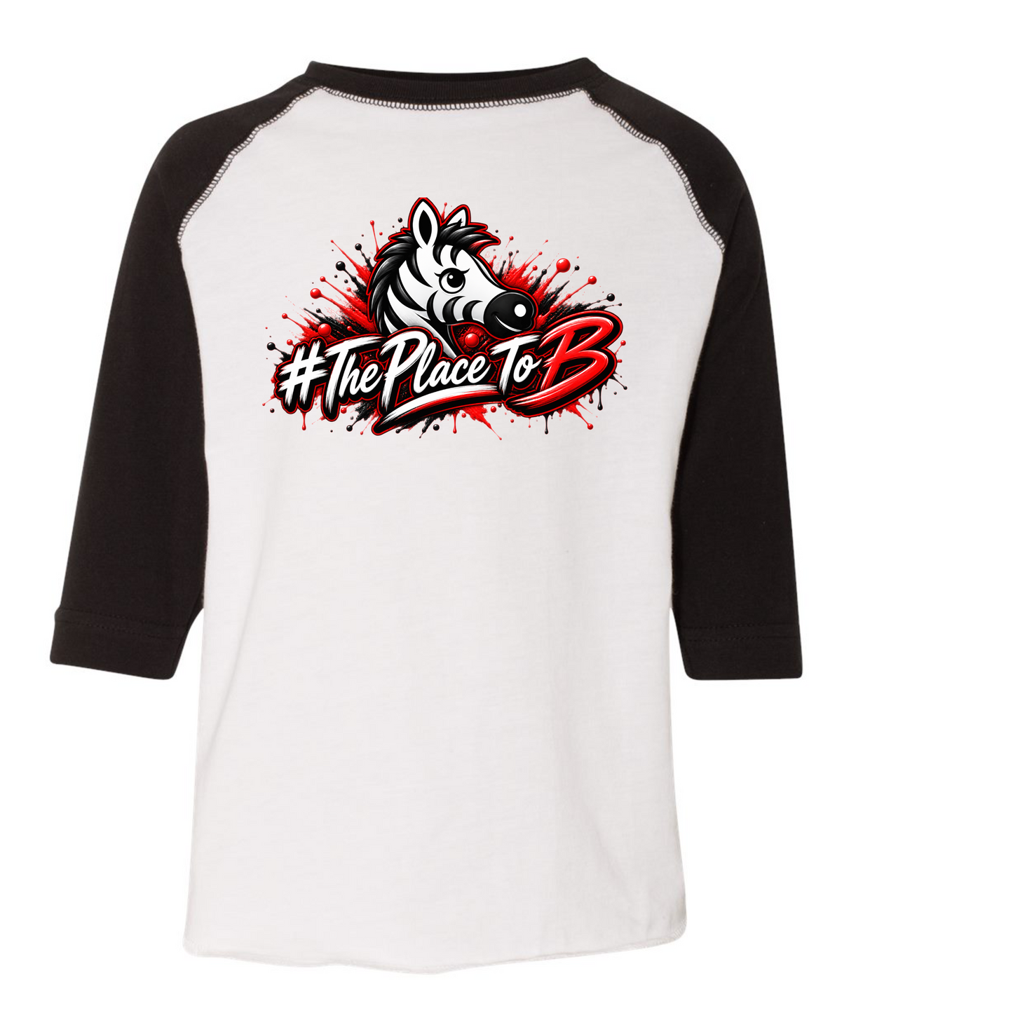ELC - 3/4 Sleeve Tee Zebra Collection