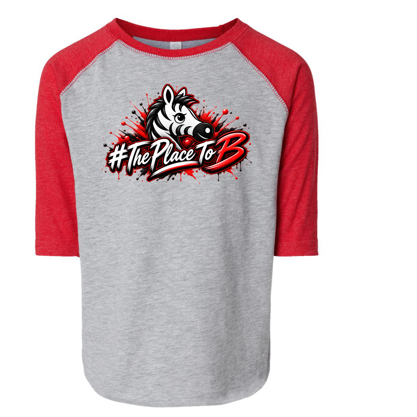 ELC - 3/4 Sleeve Tee Zebra Collection