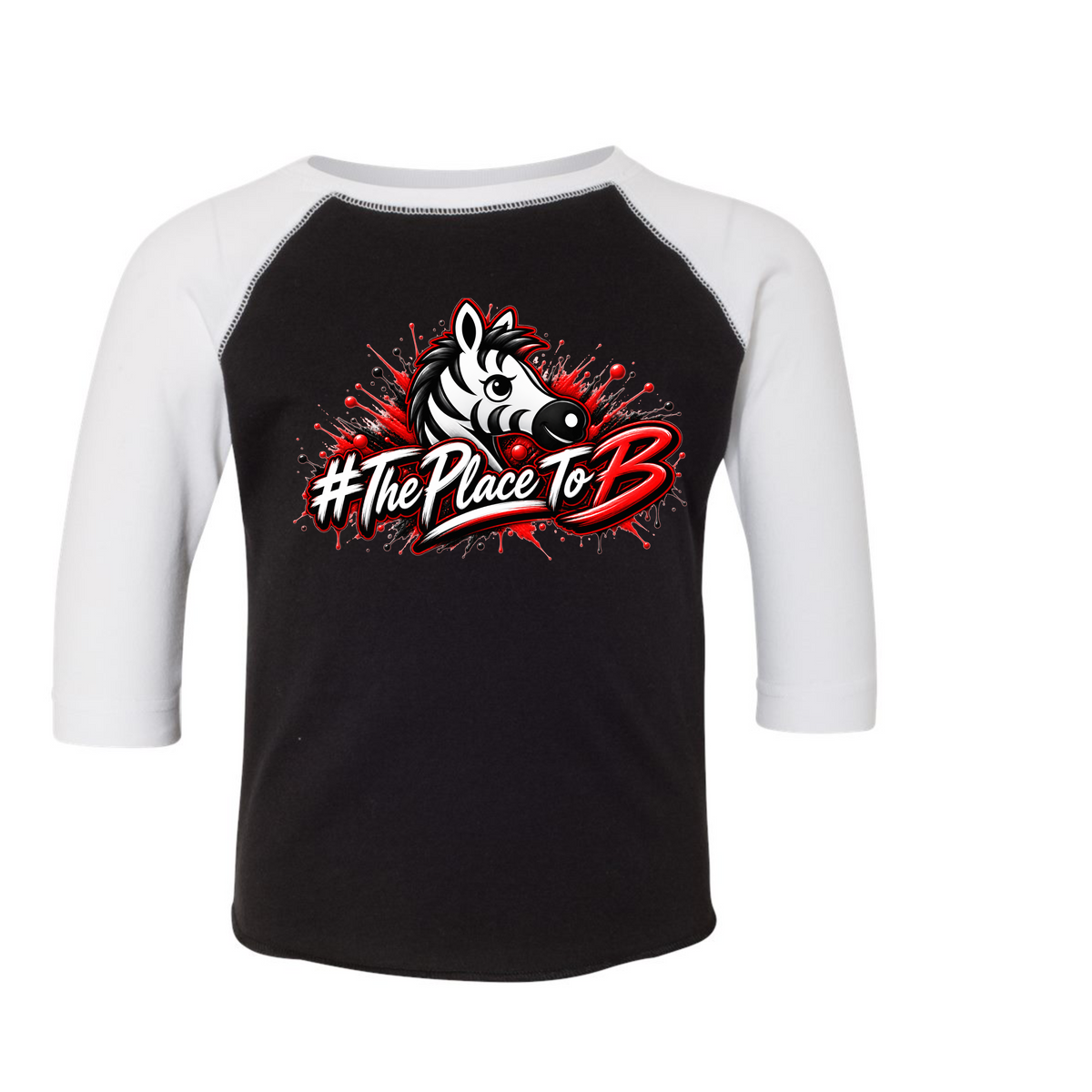 ELC - 3/4 Sleeve Tee Zebra Collection