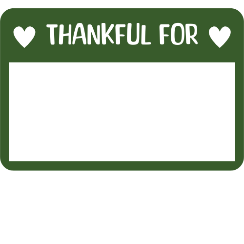 Planner Stickers - Thankful For