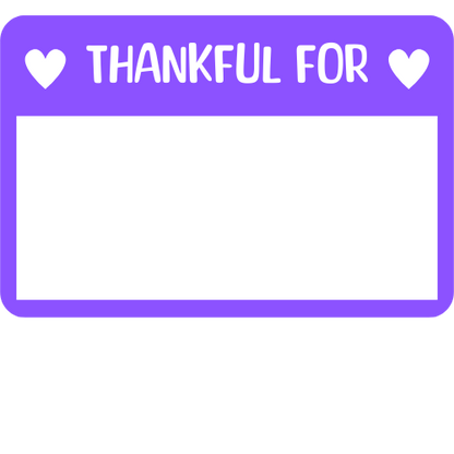 Planner Stickers - Thankful For