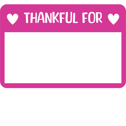 Planner Stickers - Thankful For